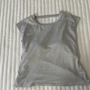 Silver Women's Top